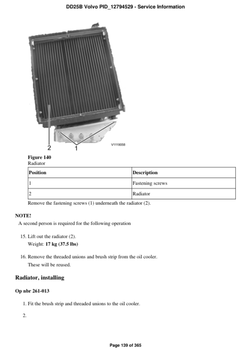 Volvo DD25B Asphalt Compactors Repair Service Manual - Image 2