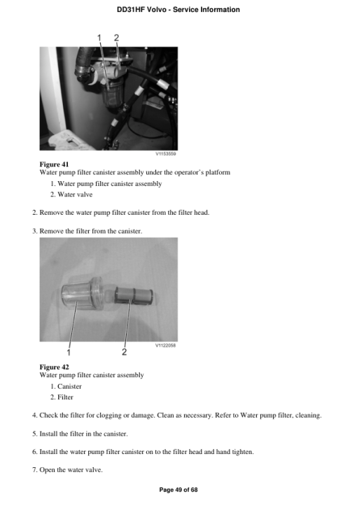 Volvo DD31HF Asphalt Compactors Repair Service Manual - Image 4