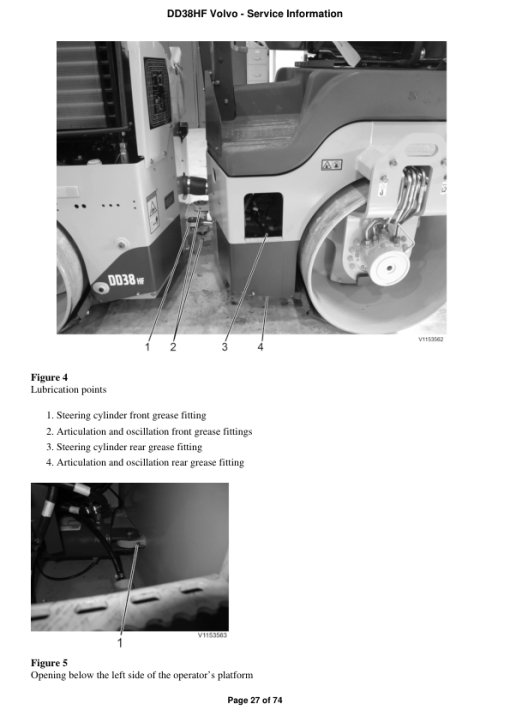 Volvo DD38HF Asphalt Compactors Repair Service Manual - Image 3