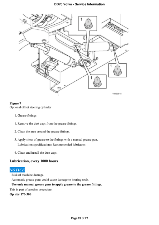 Volvo DD70 Asphalt Compactors Repair Service Manual - Image 2