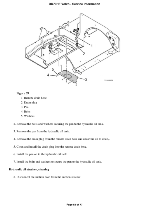 Volvo DD70HF Asphalt Compactors Repair Service Manual - Image 4