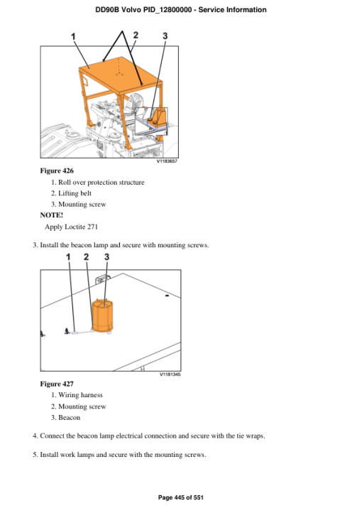 Volvo DD90B Asphalt Compactors Repair Service Manual - Image 4