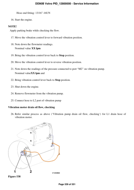 Volvo DD90B Asphalt Compactors Repair Service Manual - Image 5