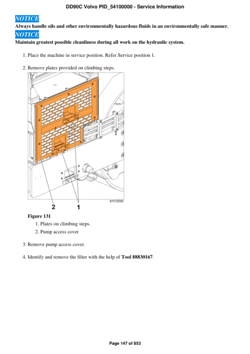 Volvo DD90C Asphalt Compactors Repair Service Manual - Image 3