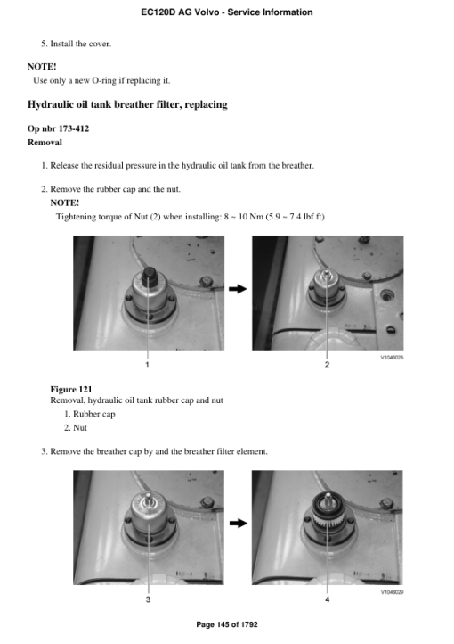 Volvo EC120D AG Excavator Repair Service Manual - Image 4