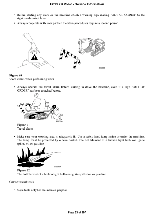 Volvo EC13 XR Compact Excavator Repair Service Manual - Image 4