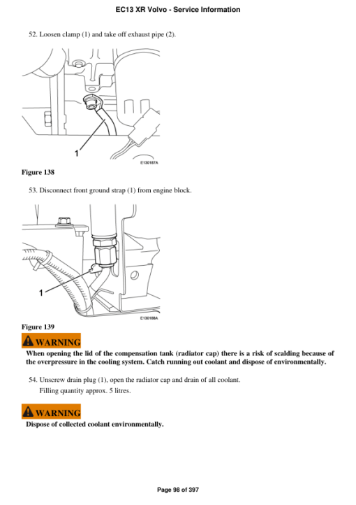 Volvo EC13 XR Compact Excavator Repair Service Manual - Image 5