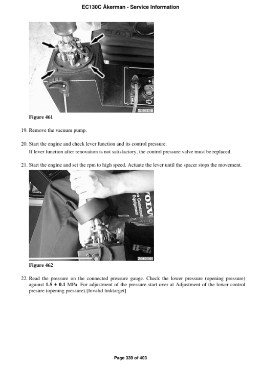 Volvo EC130C ?kerman Excavator Repair Service Manual - Image 5