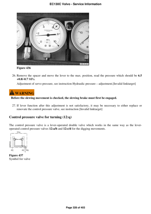 Volvo EC130C Excavator Repair Service Manual - Image 4