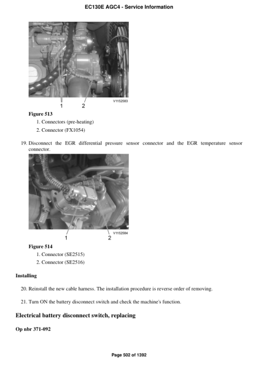 Volvo EC130E AGC4 Excavator Repair Service Manual - Image 3