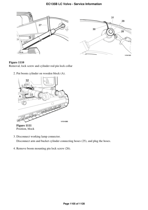 Volvo EC135B LC Excavator Repair Service Manual - Image 2