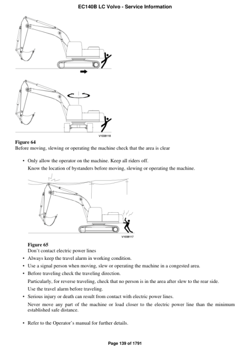 Volvo EC140B LC Excavator Repair Service Manual - Image 2