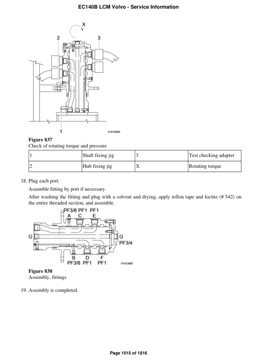 Volvo EC140B LCM Excavator Repair Service Manual - Image 2