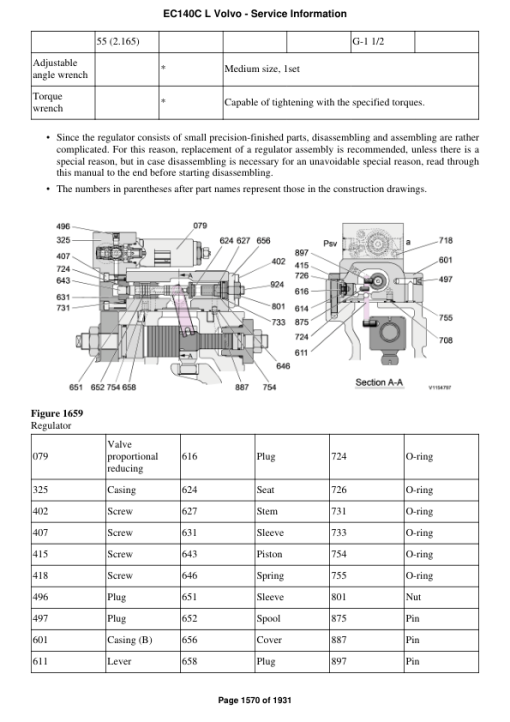 Volvo EC140C L Excavator Repair Service Manual - Image 3