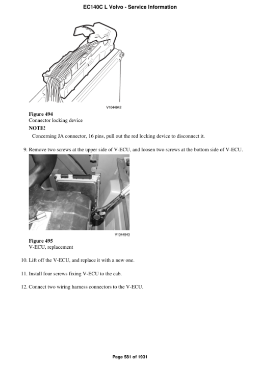 Volvo EC140C L Excavator Repair Service Manual - Image 5