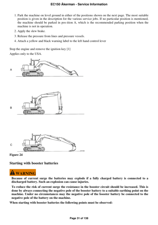 Volvo EC150 ?kerman Excavator Repair Service Manual - Image 3