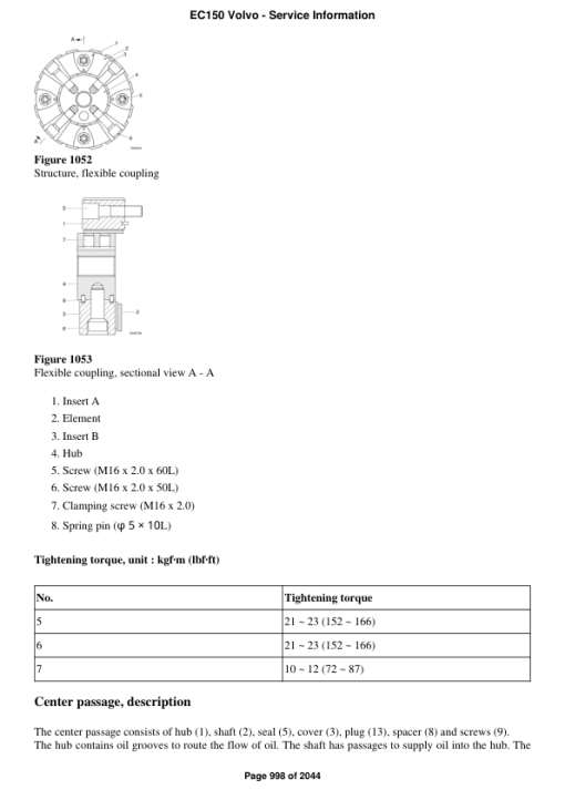 Volvo EC150 Excavator Repair Service Manual - Image 5