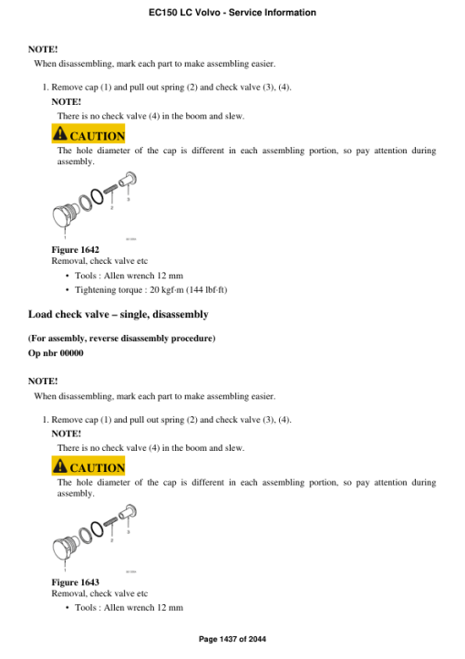 Volvo EC150 LC Excavator Repair Service Manual - Image 3