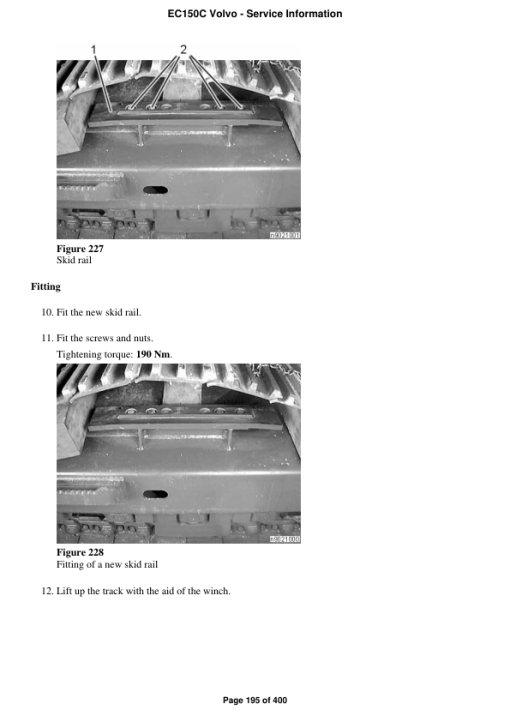 Volvo EC150C Excavator Repair Service Manual - Image 2