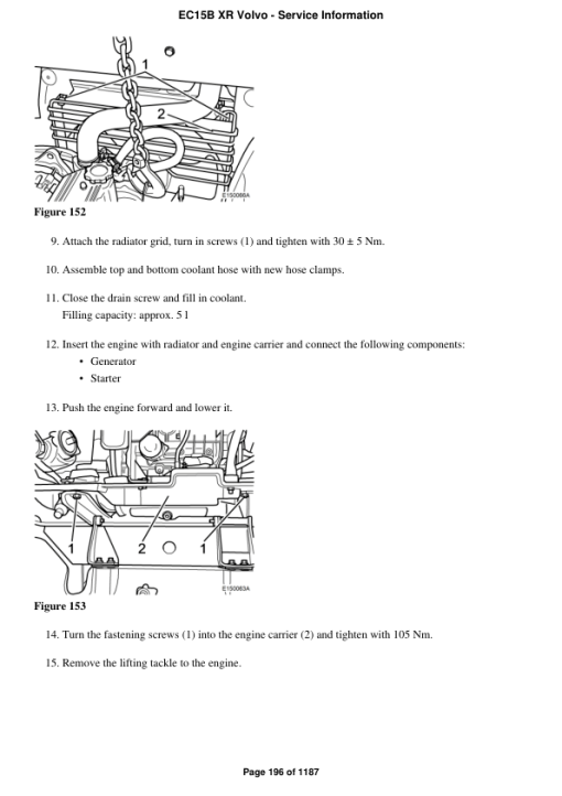 Volvo EC15B XR Compact Excavator Repair Service Manual - Image 3