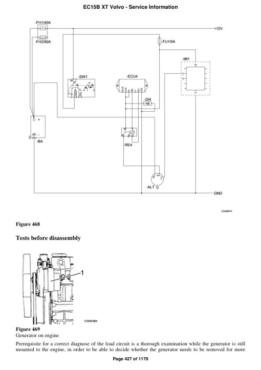 Volvo EC15B XT Compact Excavator Repair Service Manual - Image 3