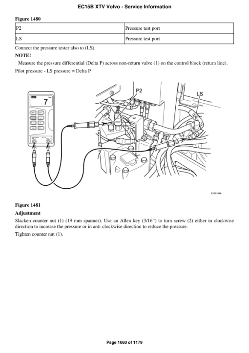 Volvo EC15B XTV Compact Excavator Repair Service Manual - Image 2