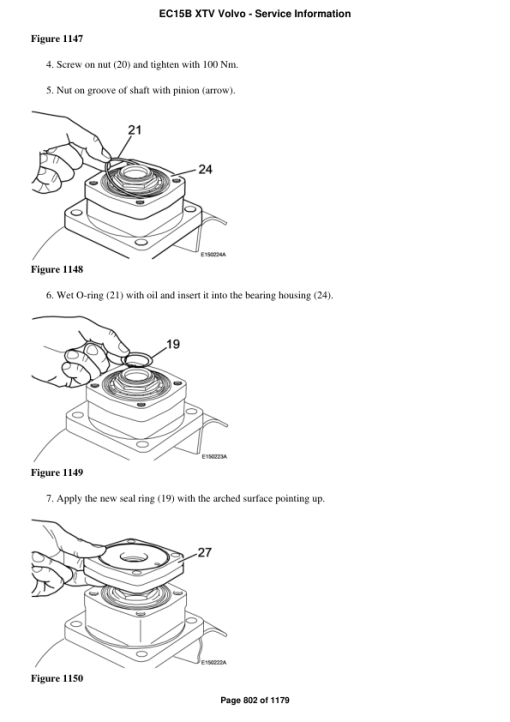 Volvo EC15B XTV Compact Excavator Repair Service Manual - Image 5