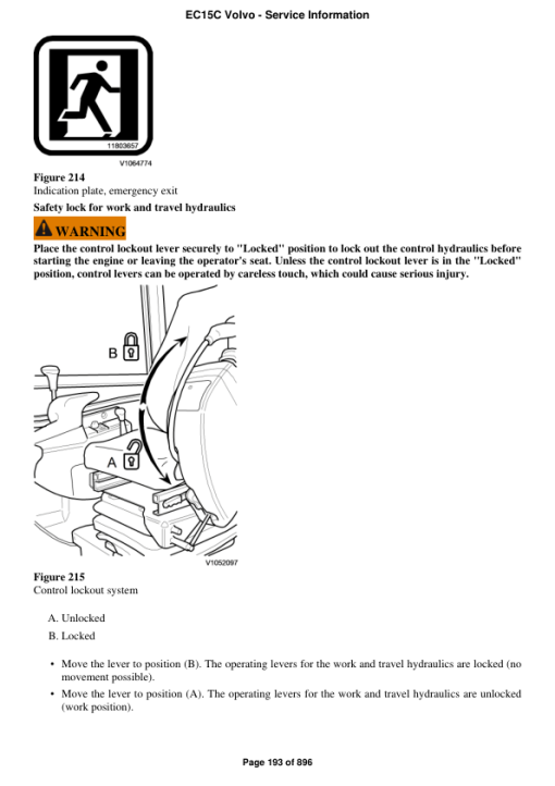 Volvo EC15C Compact Excavator Repair Service Manual - Image 2