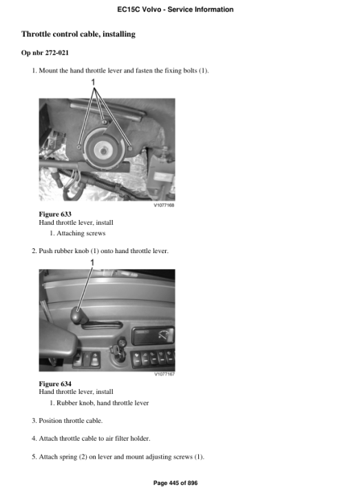 Volvo EC15C Compact Excavator Repair Service Manual - Image 3