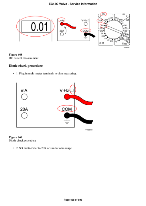 Volvo EC15C Compact Excavator Repair Service Manual - Image 4