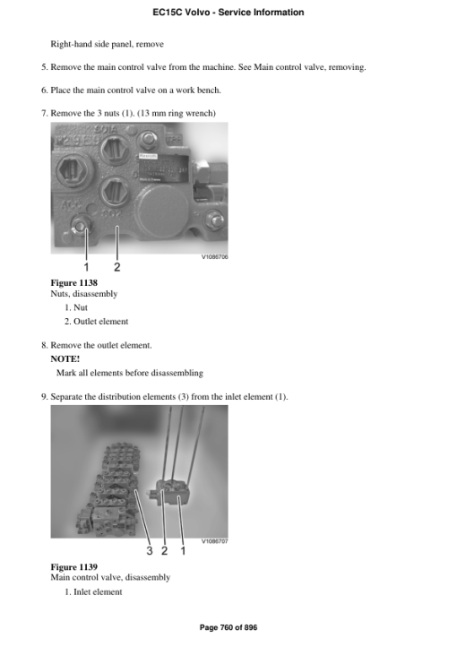 Volvo EC15C Compact Excavator Repair Service Manual - Image 5