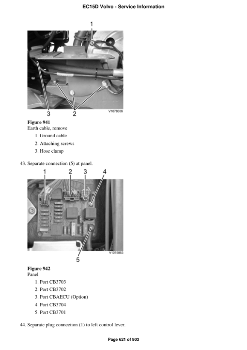 Volvo EC15D Compact Excavator Repair Service Manual - Image 4