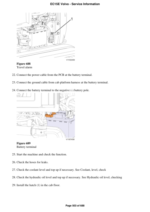 Volvo EC15E Compact Excavator Repair Service Manual - Image 4