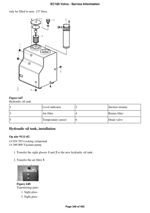 Volvo EC160 Excavator Repair Service Manual - Image 4