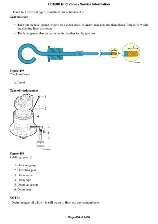 Volvo EC160B NLC Excavator Repair Service Manual - Image 4