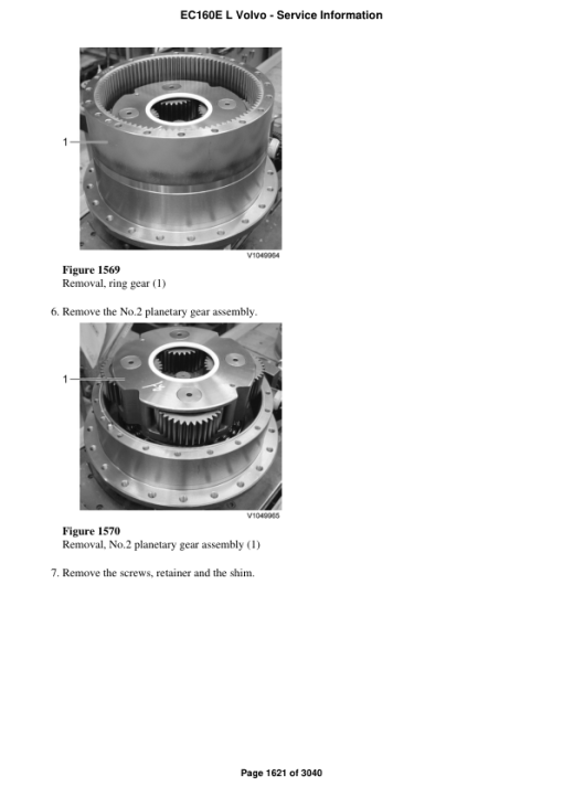 Volvo EC160E L Excavator Repair Service Manual - Image 2