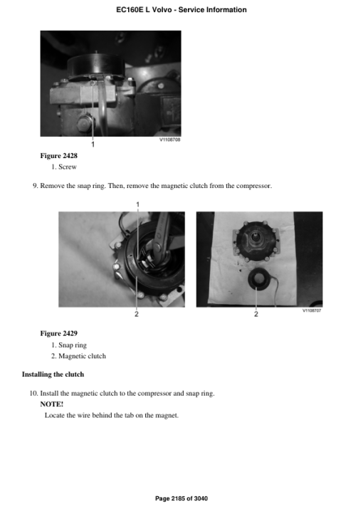 Volvo EC160E L Excavator Repair Service Manual - Image 3