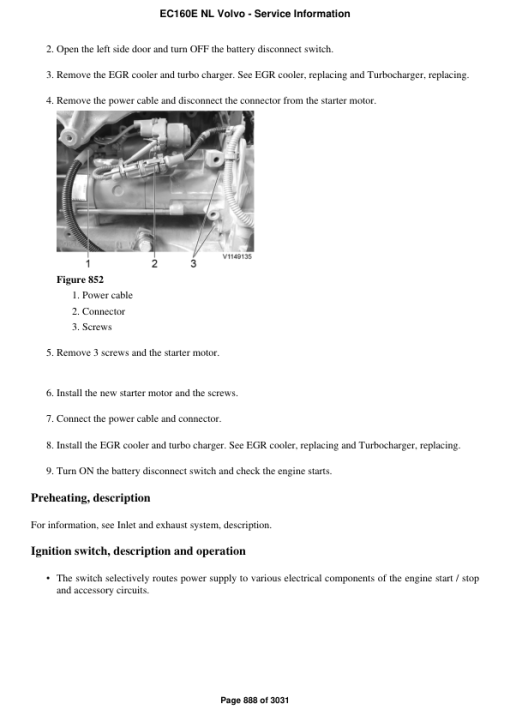 Volvo EC160E NL Excavator Repair Service Manual - Image 5