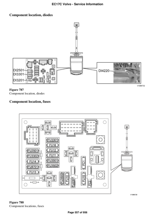 Volvo EC17C Compact Excavator Repair Service Manual - Image 3