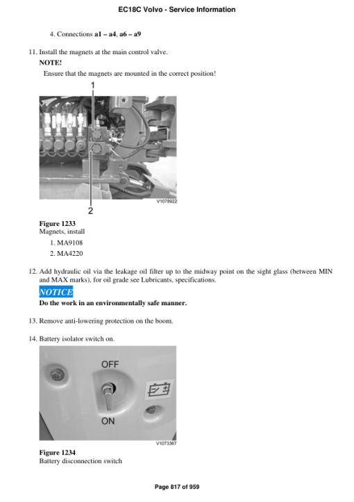 Volvo EC18C Compact Excavator Repair Service Manual - Image 5