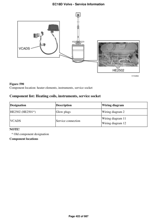 Volvo EC18D Compact Excavator Repair Service Manual - Image 2