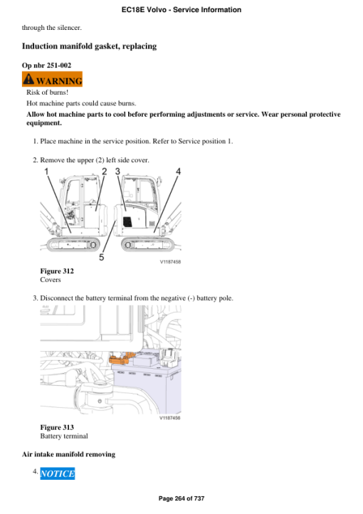 Volvo EC18E Compact Excavator Repair Service Manual - Image 2