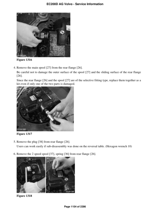 Volvo EC200D AG Excavator Repair Service Manual - Image 2