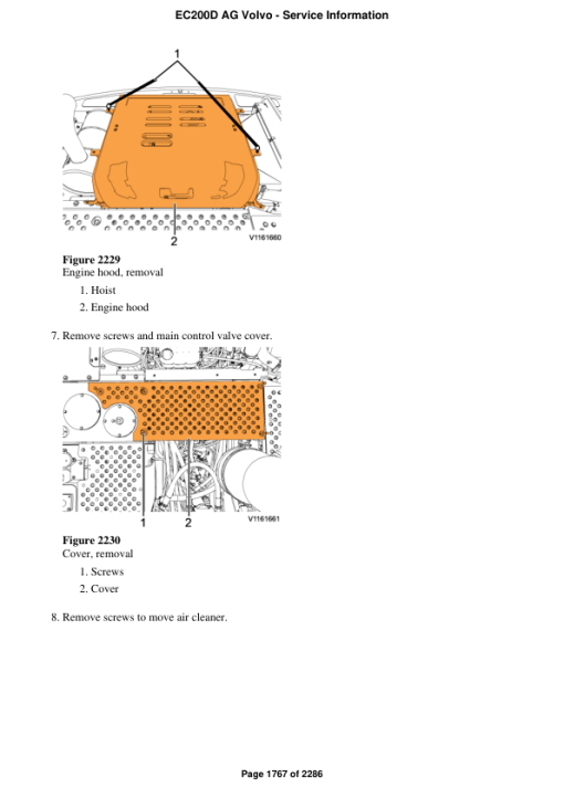 Volvo EC200D AG Excavator Repair Service Manual - Image 3