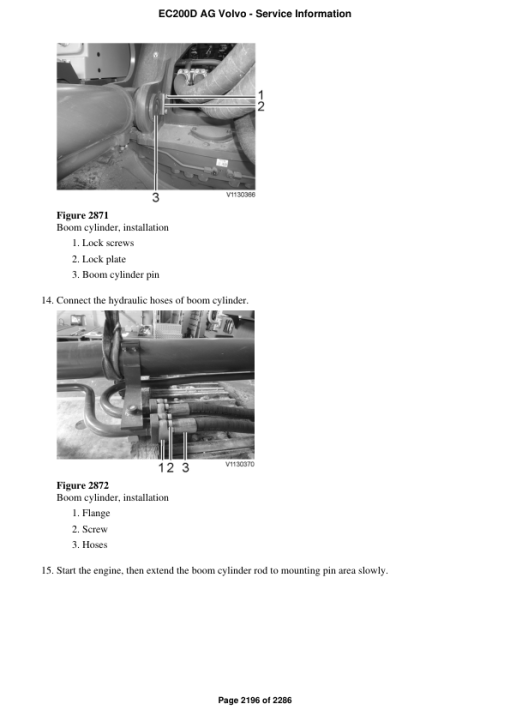 Volvo EC200D AG Excavator Repair Service Manual - Image 4