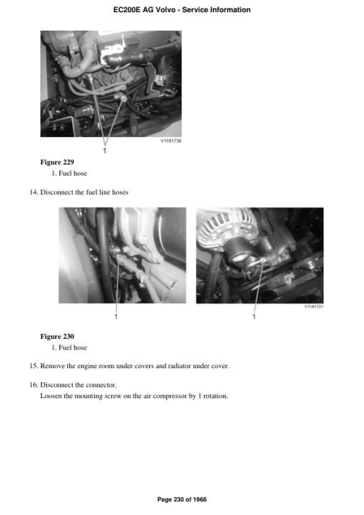 Volvo EC200E AG Excavator Repair Service Manual - Image 5