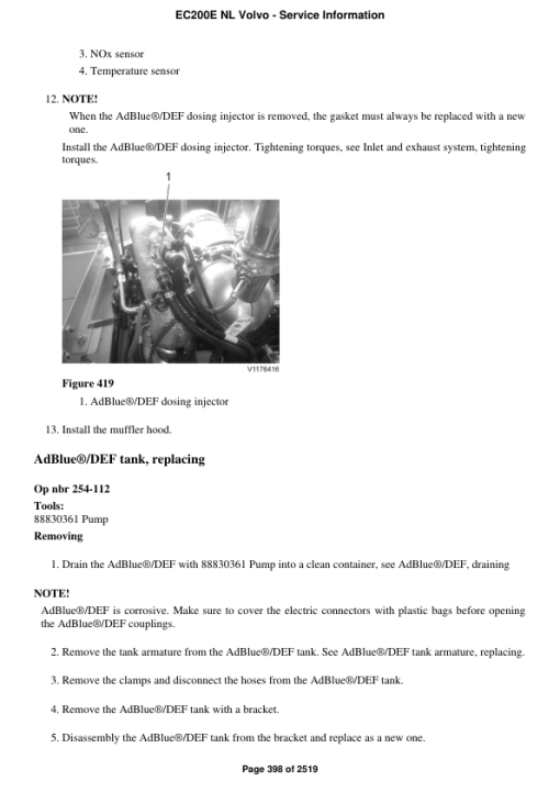 Volvo EC200E NL Excavator Repair Service Manual - Image 5