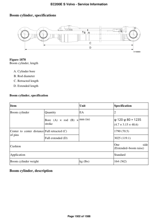 Volvo EC200E S Excavator Repair Service Manual - Image 3