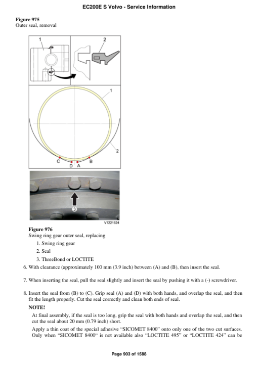 Volvo EC200E S Excavator Repair Service Manual - Image 5