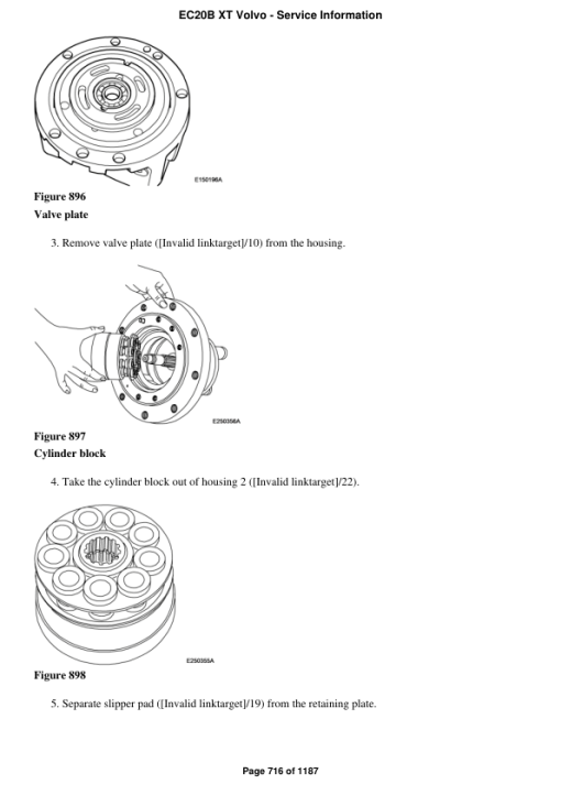 Volvo EC20B XT Compact Excavator Repair Service Manual - Image 4